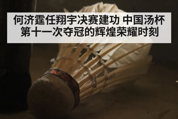 何济霆任翔宇决赛建功 中国汤杯第十一次夺冠的辉煌荣耀时刻